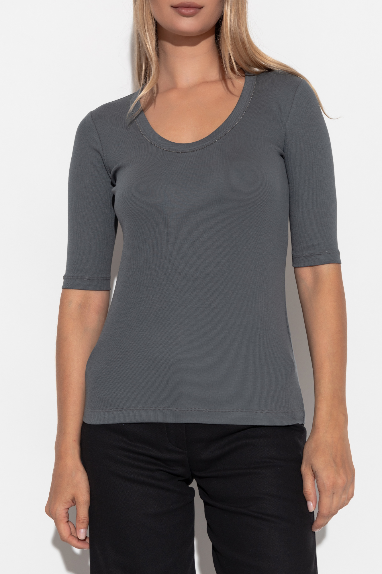 Tシャツ・カットソー FABIANA FILIPPI SS25 TSHIRT (JED265F278L189 0142) FABIANA FILIPPI: T-shirt woman - Mint | Fabiana Filippi t